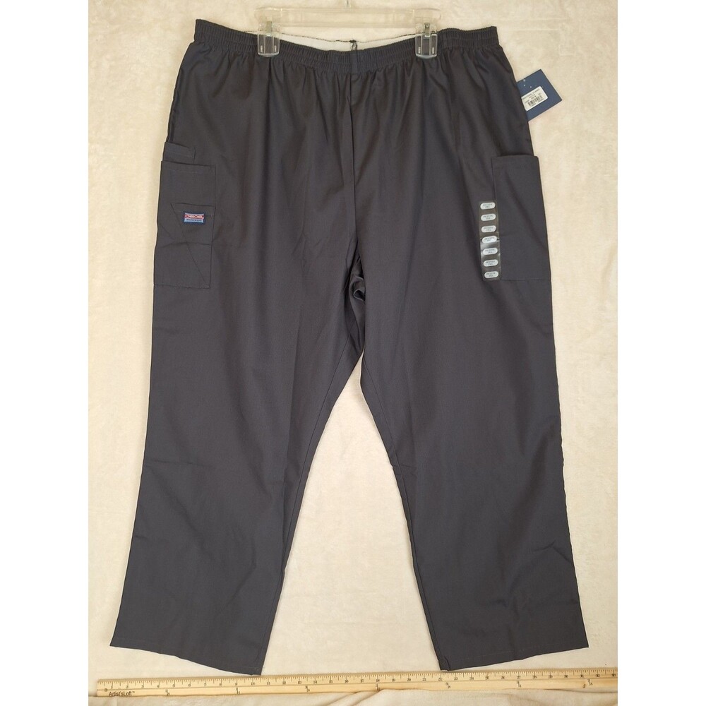 Cherokee Workwear 3XL Originals Elastic Waist Cargo Scrub Pant 4200 New Gray